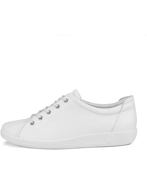 Ecco Soft 2.0 Tie Shoe Size - White