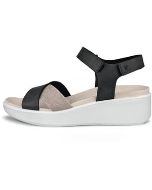 Ecco Flowt Wedge Lx - White