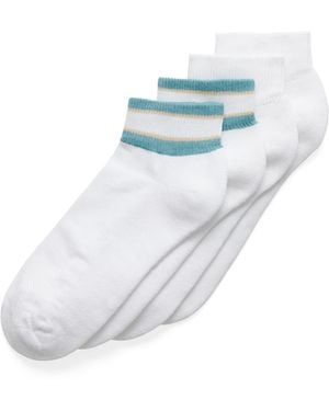 Ecco Retro Low-Cut Socks - Blue