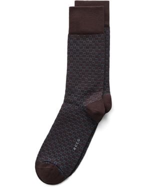 Ecco Classic Honeycomb Mid Cut - Black