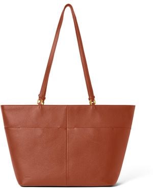 Ecco Essential Tote Ew - Brown
