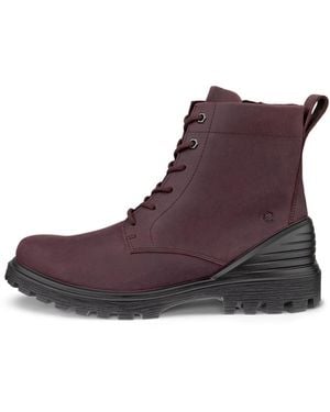 Ecco Coldlined Lace Boot - Purple