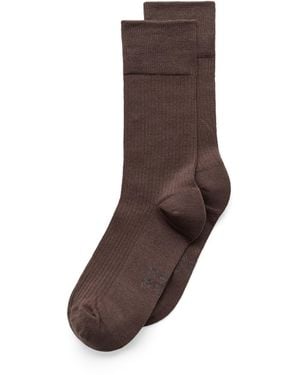 Ecco Classic Ribbed Mid - Brown