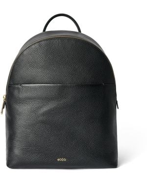 Ecco Round Pack Pebbled - Black