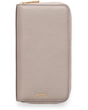 Ecco Wallet Zipped - White