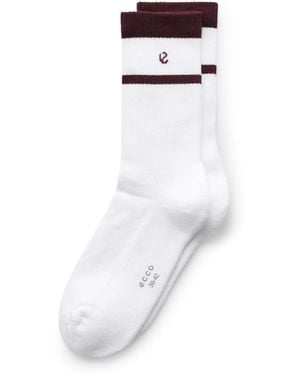 Ecco Retro Mid-Cut - White