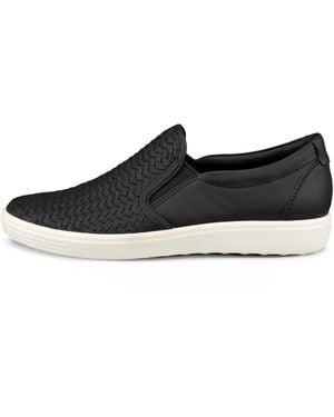 Ecco Soft 7 Slip-on Shoes - Black