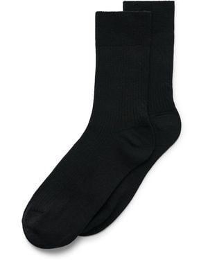 Ecco Vibe Ribbed Mid-Cut - Black