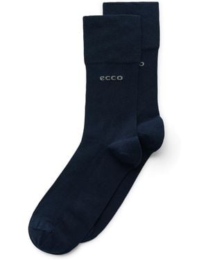 Ecco Classic Longlife Mid-cut Socks Adult Marine - Blue