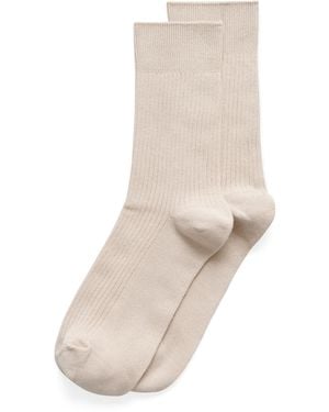 Ecco Vibe Ribbed Mid-Cut - Natural
