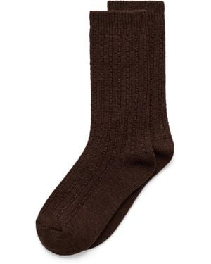 Ecco Hygge Cable Knit Mid-Cut - Brown