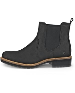 Ecco Elaina Suede Ankle Boot Size - Black