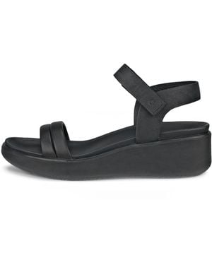 Ecco Flowt Lx Wedge Sandals Size - Black