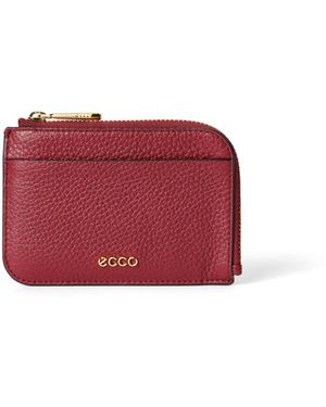 Ecco Card Case Zipped - Red