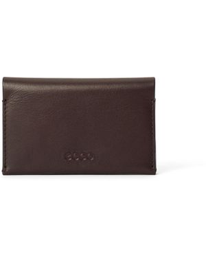 Ecco Business Card Purse - Brown