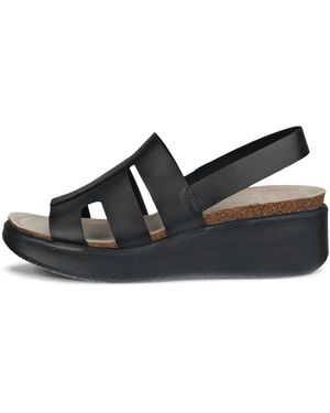 Ecco Flowt Wedge Cork - Black