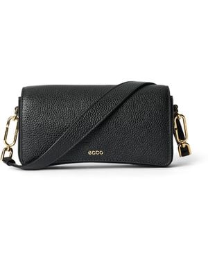 Ecco Pinch Small Pebbled - Black