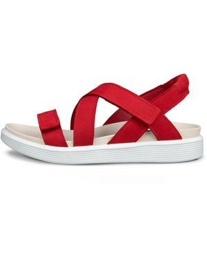 Ecco Soft Sandal - Rot