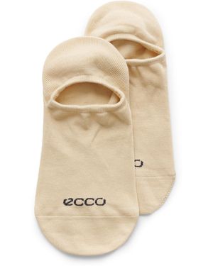 Ecco Classic No-Show Socks - Natural