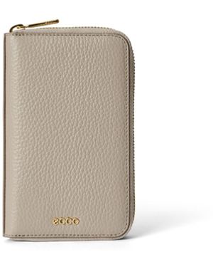 Ecco Wallet Zipped - White