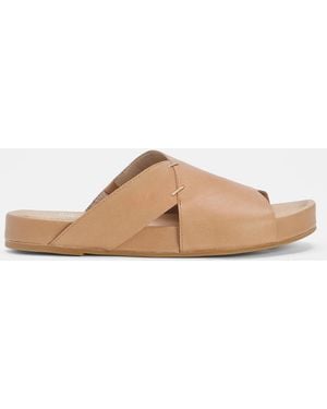 Eileen Fisher Ease Leather Sandal - Natural