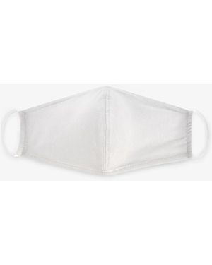 Eileen Fisher Double Layer Fine Jersey Mask - White