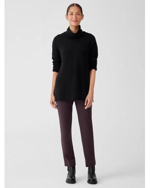 Eileen Fisher Washable Flex Ponte Pant - Brown