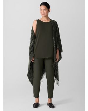 Eileen Fisher Washable Stretch Crepe Pant - Multicolor