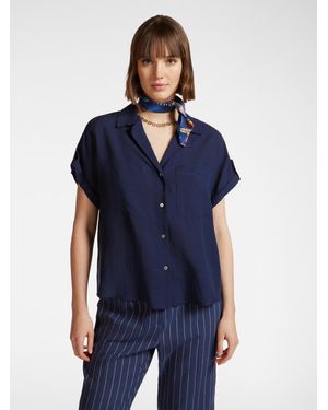 Elena Miro Camicia maniche corte - Blu