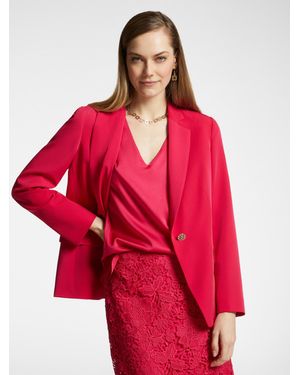 Elena Miro Blazer in cady stretch - Rosso
