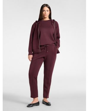 Elena Miro Joggers in scuba misto modal - Rosso
