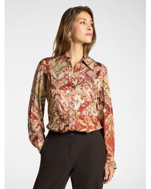 Elena Miro Camicia in viscosa stampata - Rosso