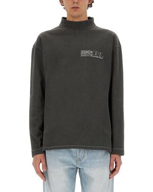ERL T-Shirt Con Stampa - Grigio