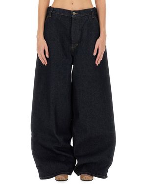Uma Wang Denim "Pod" Trousers - Blue