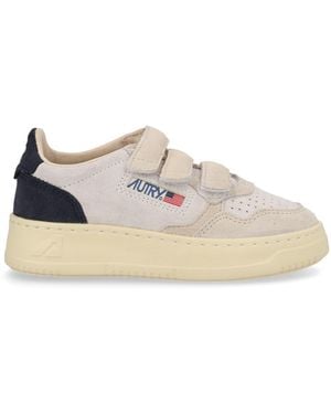 Autry Sneakers Medalist Low Con Chiusura A Strappo - Multicolor
