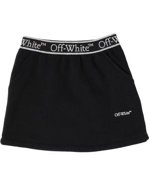 Off-White c/o Virgil Abloh "Bookish" Logo Skirt - Black