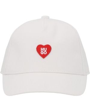 HUGO Cappello Da Baseball Con Logo - White