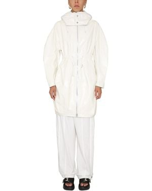 Bottega Veneta Hooded Parka - White
