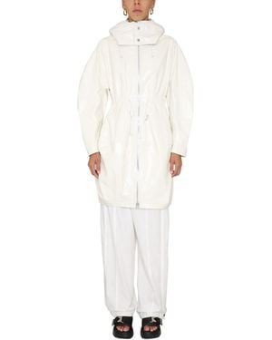 Bottega Veneta Hooded Parka - White