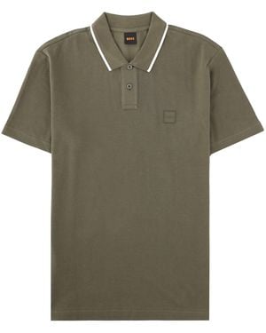 BOSS Polo Con Logo - Green