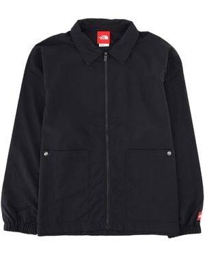 The North Face Solid Shirt Collar Jacket - Blue