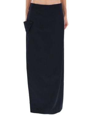 Jean Paul Gaultier The Wraparound Trousers Skirt - Blue