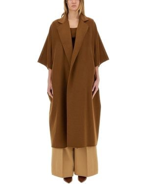 Max Mara Cappotto A Cappa - Marrone