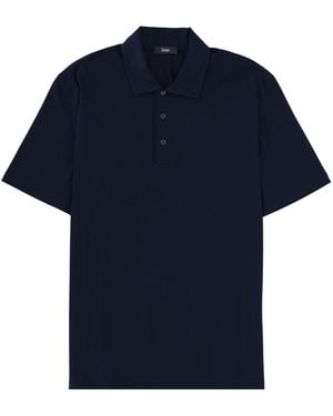 Herno Regular Polo - Blue
