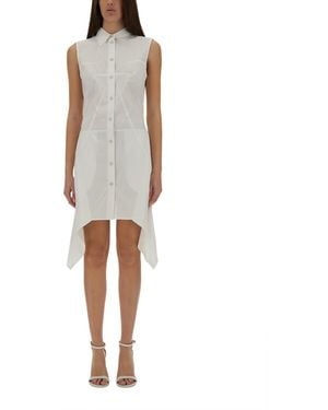 Helmut Lang Bustier Shirt Dress - White