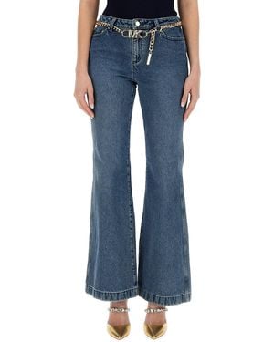 MICHAEL Michael Kors Flare Fit Jeans Cotton - Blue
