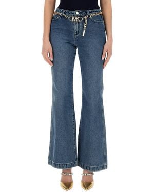MICHAEL Michael Kors Flare Fit Jeans - Blue