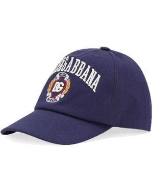 Dolce & Gabbana Cappello Con Visiera - Blu