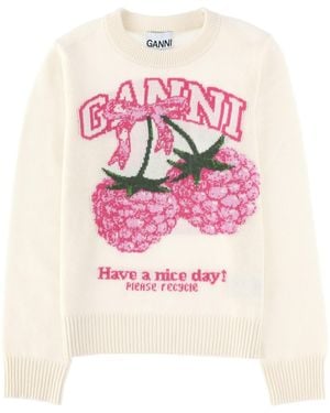 Ganni Maglia "Raspberry" - Pink