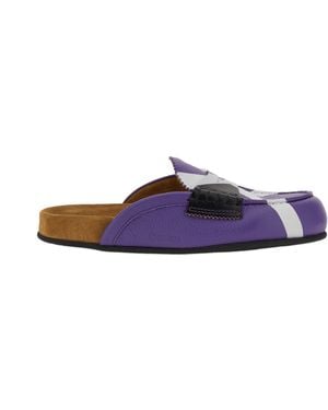 COLLEGE Sabot With Iconic "X" - Purple
